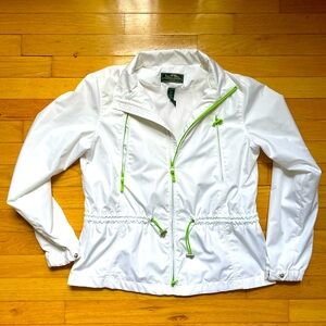 Lauren Ralph Lauren Activewear White Waterproof Jacket Size Medium 10/10